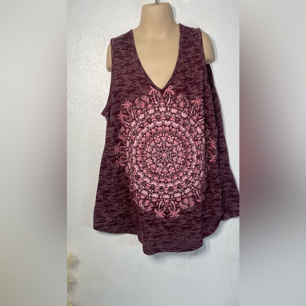 Style & co blouse or top for lady’s size Medium not new normal wear purple  pink